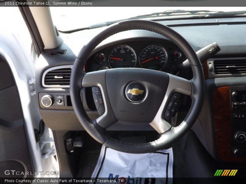 Summit White / Ebony 2011 Chevrolet Tahoe LS