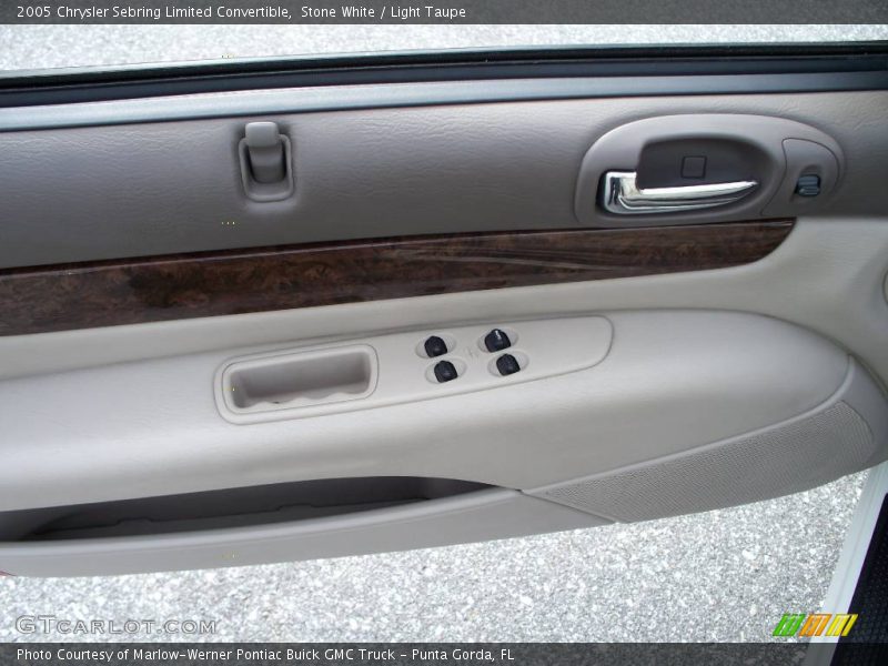 Stone White / Light Taupe 2005 Chrysler Sebring Limited Convertible