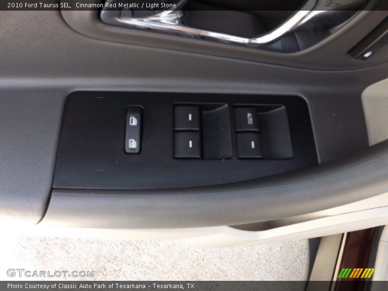 Cinnamon Red Metallic / Light Stone 2010 Ford Taurus SEL