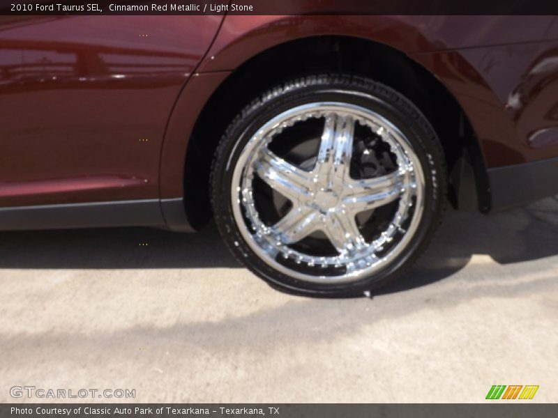 Cinnamon Red Metallic / Light Stone 2010 Ford Taurus SEL