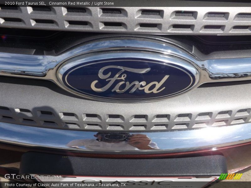 Cinnamon Red Metallic / Light Stone 2010 Ford Taurus SEL