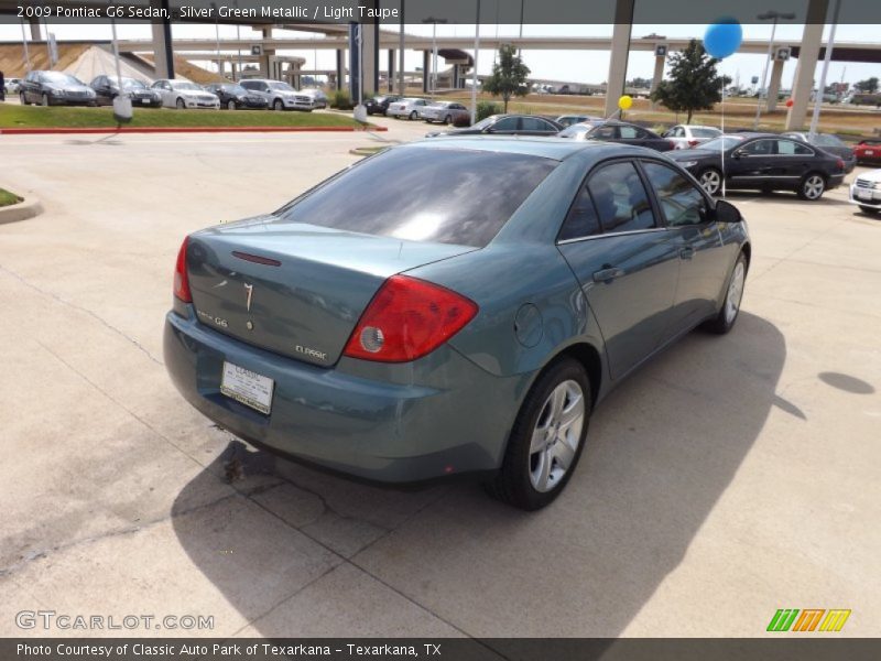 Silver Green Metallic / Light Taupe 2009 Pontiac G6 Sedan