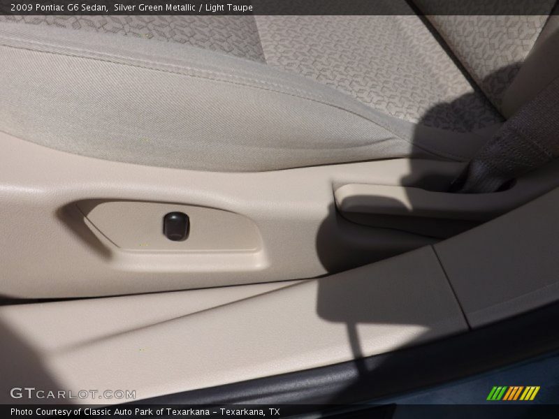 Silver Green Metallic / Light Taupe 2009 Pontiac G6 Sedan