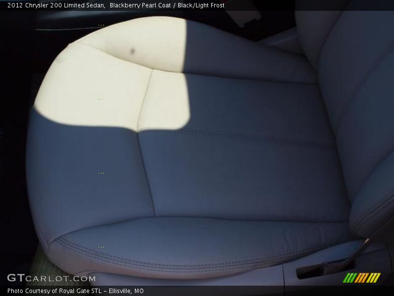 Blackberry Pearl Coat / Black/Light Frost 2012 Chrysler 200 Limited Sedan