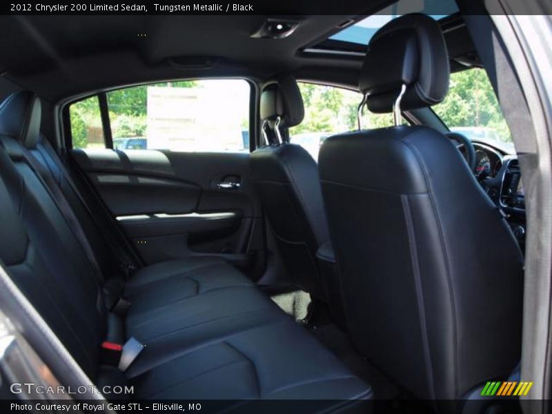 Tungsten Metallic / Black 2012 Chrysler 200 Limited Sedan