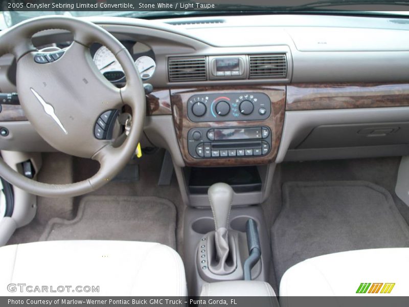 Stone White / Light Taupe 2005 Chrysler Sebring Limited Convertible