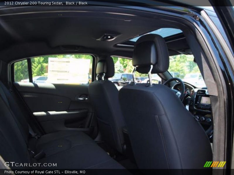 Black / Black 2012 Chrysler 200 Touring Sedan