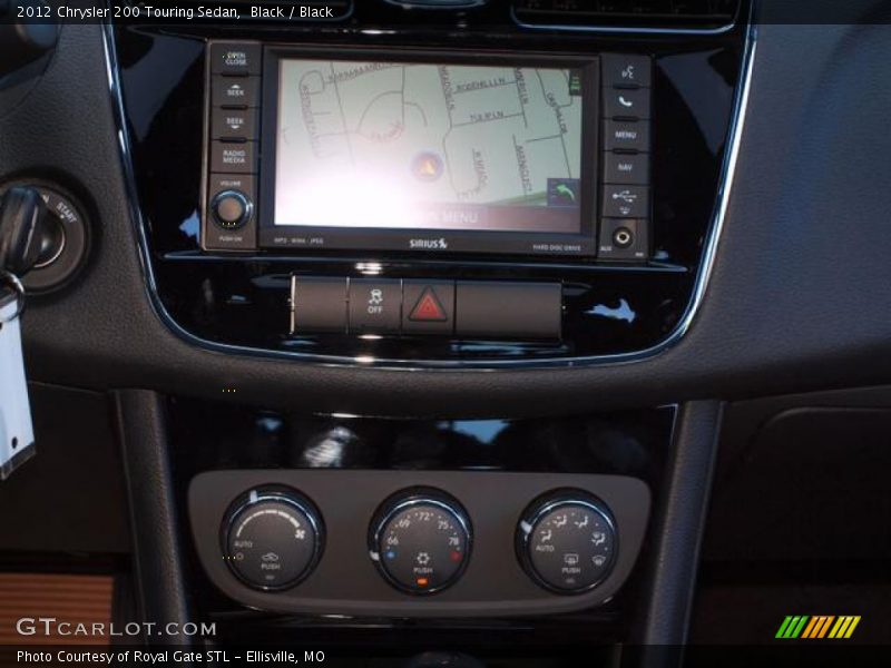 Black / Black 2012 Chrysler 200 Touring Sedan