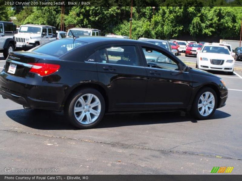 Black / Black 2012 Chrysler 200 Touring Sedan