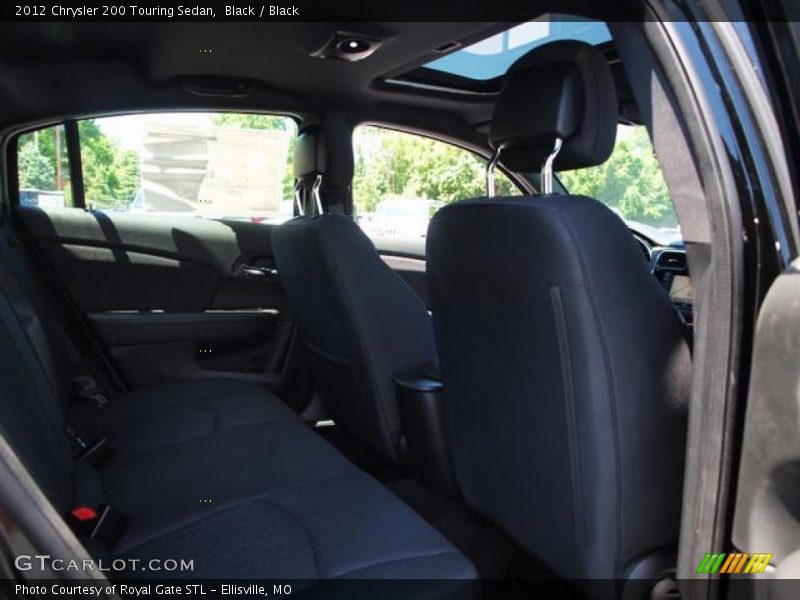 Black / Black 2012 Chrysler 200 Touring Sedan