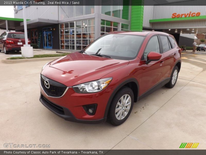 Zeal Red Mica / Sand 2013 Mazda CX-5 Touring