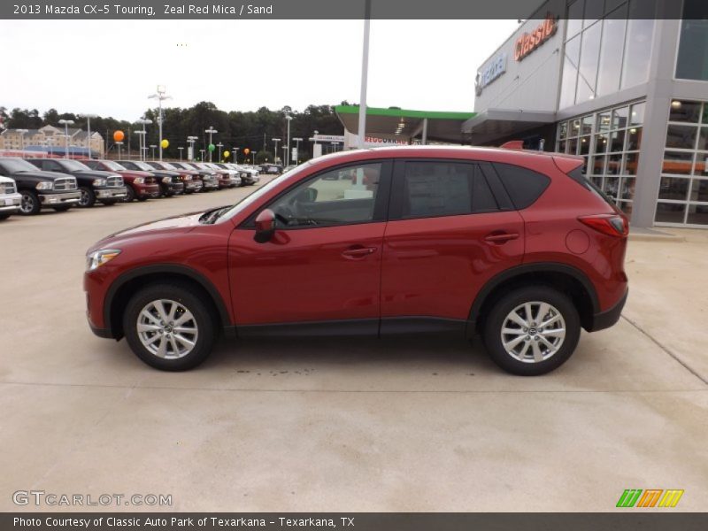 Zeal Red Mica / Sand 2013 Mazda CX-5 Touring