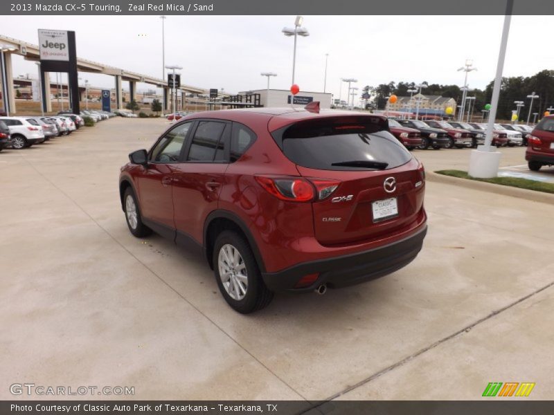 Zeal Red Mica / Sand 2013 Mazda CX-5 Touring