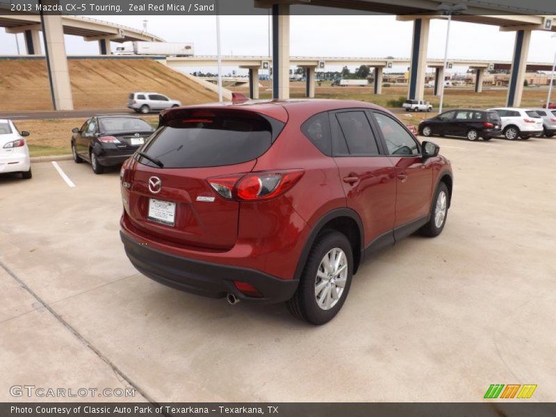 Zeal Red Mica / Sand 2013 Mazda CX-5 Touring