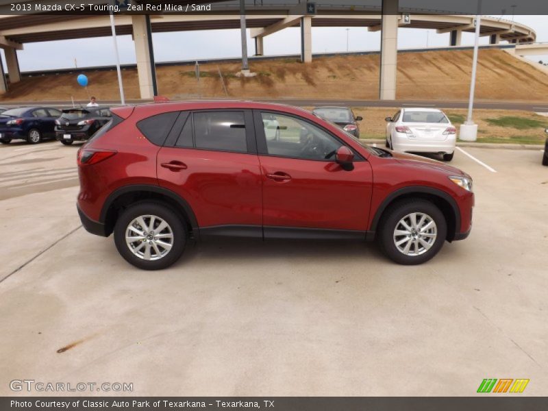 Zeal Red Mica / Sand 2013 Mazda CX-5 Touring