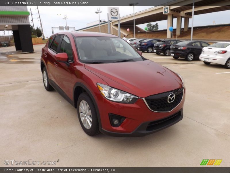 Zeal Red Mica / Sand 2013 Mazda CX-5 Touring