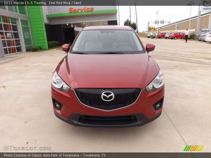 Zeal Red Mica / Sand 2013 Mazda CX-5 Touring