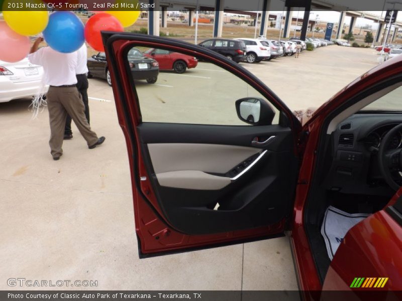 Zeal Red Mica / Sand 2013 Mazda CX-5 Touring