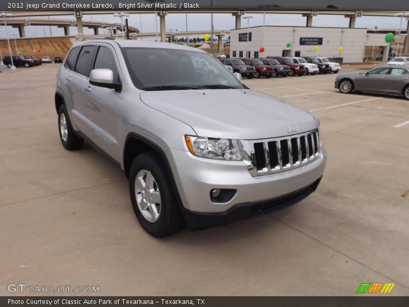 Bright Silver Metallic / Black 2012 Jeep Grand Cherokee Laredo