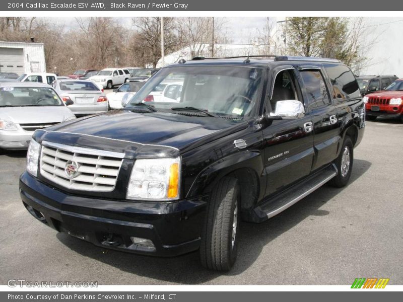 Black Raven / Pewter Gray 2004 Cadillac Escalade ESV AWD