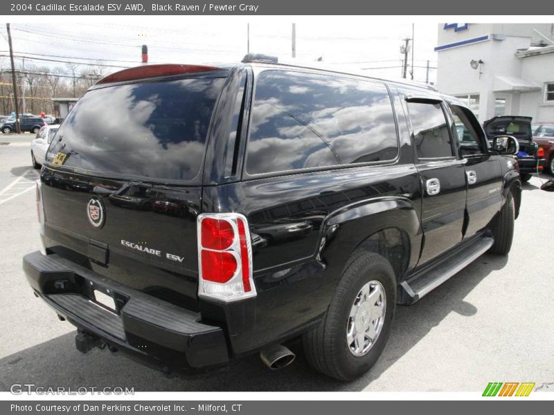 Black Raven / Pewter Gray 2004 Cadillac Escalade ESV AWD