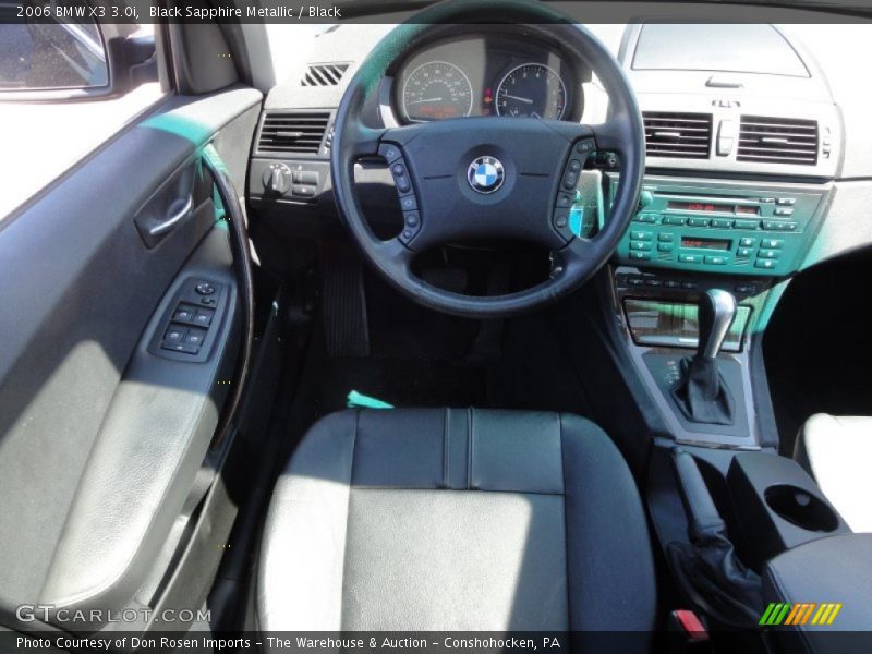 Black Sapphire Metallic / Black 2006 BMW X3 3.0i