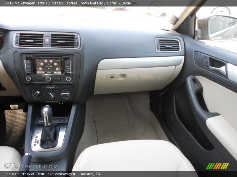 Toffee Brown Metallic / Cornsilk Beige 2012 Volkswagen Jetta TDI Sedan