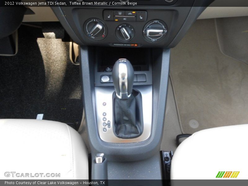 Toffee Brown Metallic / Cornsilk Beige 2012 Volkswagen Jetta TDI Sedan