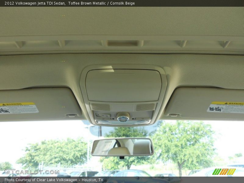 Toffee Brown Metallic / Cornsilk Beige 2012 Volkswagen Jetta TDI Sedan