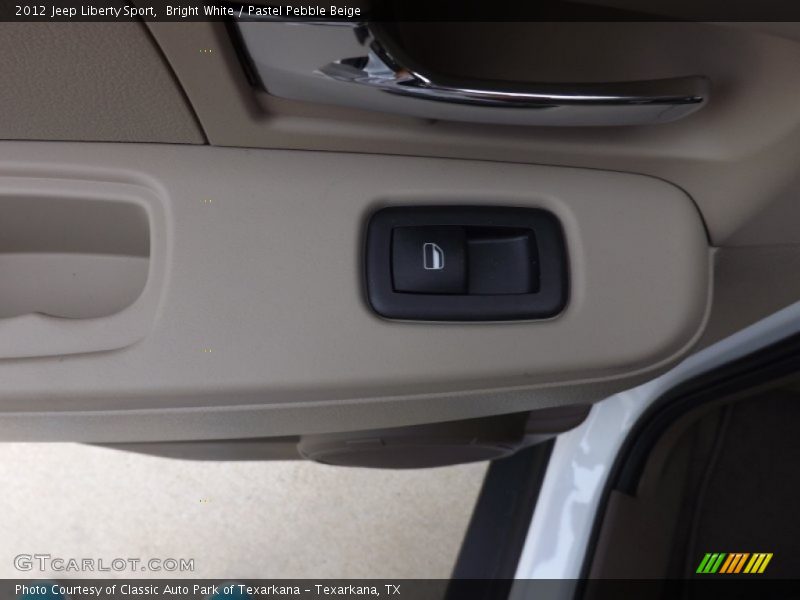 Bright White / Pastel Pebble Beige 2012 Jeep Liberty Sport