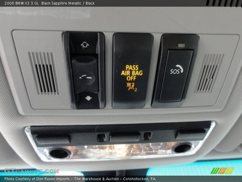 Black Sapphire Metallic / Black 2006 BMW X3 3.0i