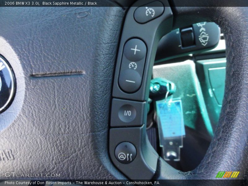 Black Sapphire Metallic / Black 2006 BMW X3 3.0i