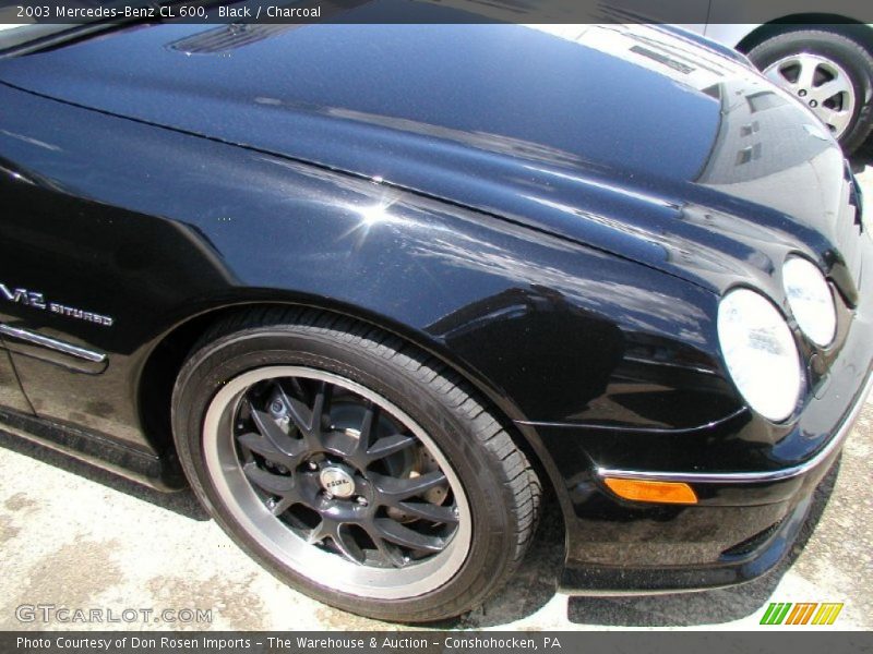 Black / Charcoal 2003 Mercedes-Benz CL 600