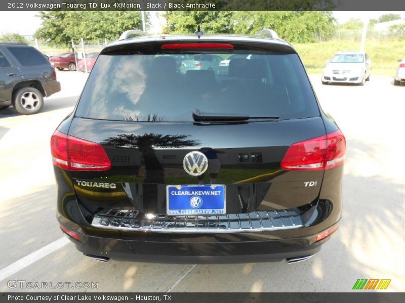 Black / Black Anthracite 2012 Volkswagen Touareg TDI Lux 4XMotion