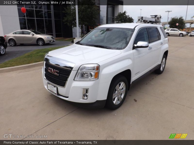Olympic White / Jet Black 2012 GMC Terrain SLE