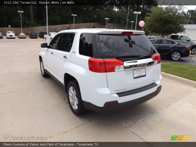 Olympic White / Jet Black 2012 GMC Terrain SLE