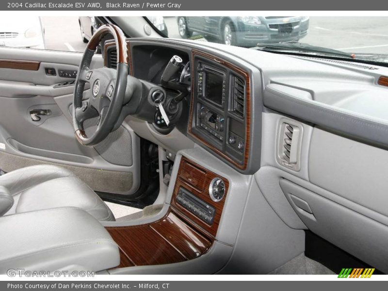 Black Raven / Pewter Gray 2004 Cadillac Escalade ESV AWD