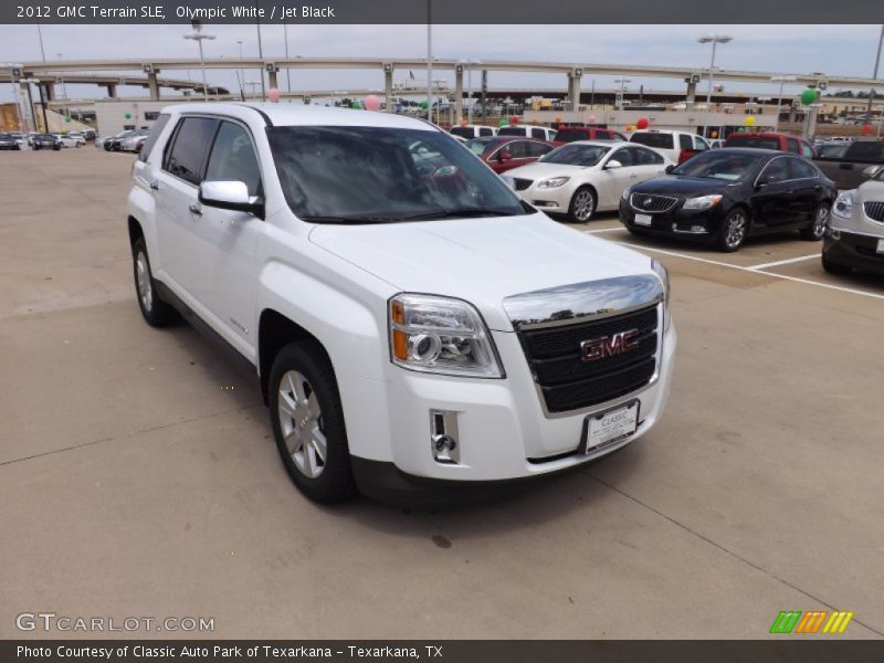 Olympic White / Jet Black 2012 GMC Terrain SLE