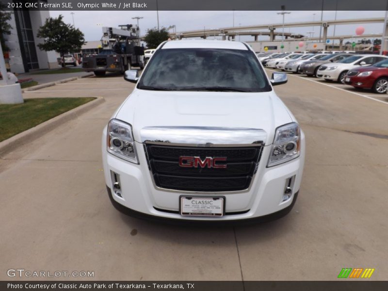 Olympic White / Jet Black 2012 GMC Terrain SLE