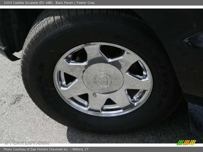 Black Raven / Pewter Gray 2004 Cadillac Escalade ESV AWD