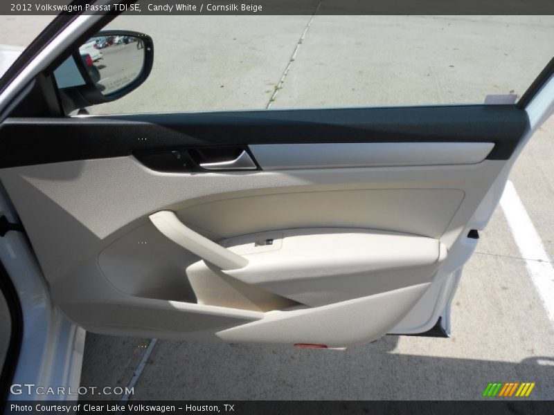 Candy White / Cornsilk Beige 2012 Volkswagen Passat TDI SE