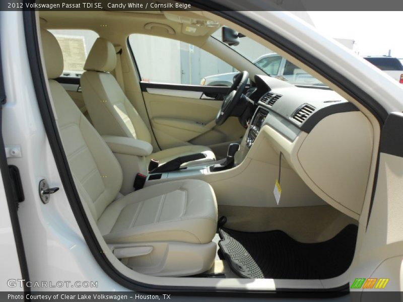 Candy White / Cornsilk Beige 2012 Volkswagen Passat TDI SE