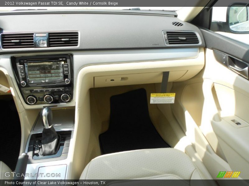 Candy White / Cornsilk Beige 2012 Volkswagen Passat TDI SE