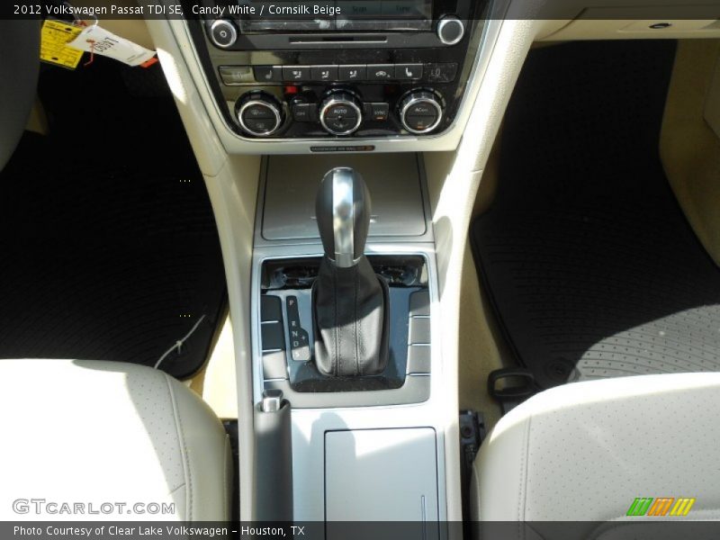 Candy White / Cornsilk Beige 2012 Volkswagen Passat TDI SE