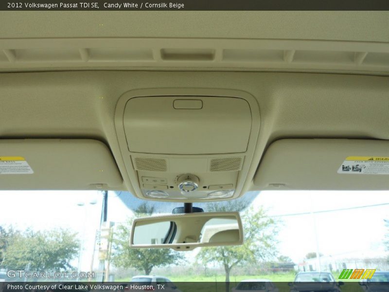 Candy White / Cornsilk Beige 2012 Volkswagen Passat TDI SE