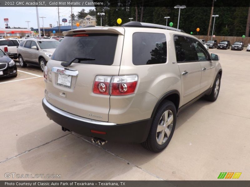 Gold Mist Metallic / Cashmere 2012 GMC Acadia SLT
