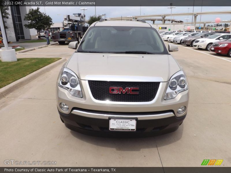 Gold Mist Metallic / Cashmere 2012 GMC Acadia SLT