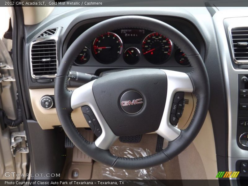 Gold Mist Metallic / Cashmere 2012 GMC Acadia SLT