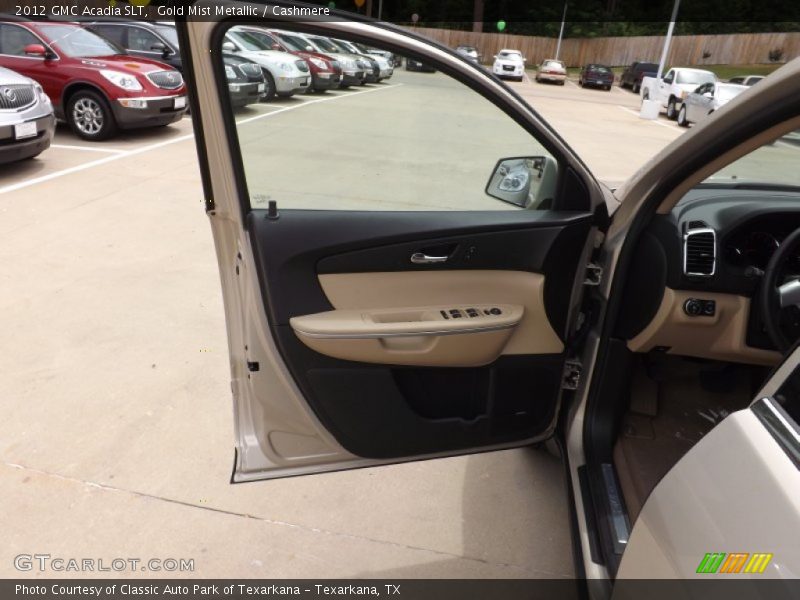 Gold Mist Metallic / Cashmere 2012 GMC Acadia SLT