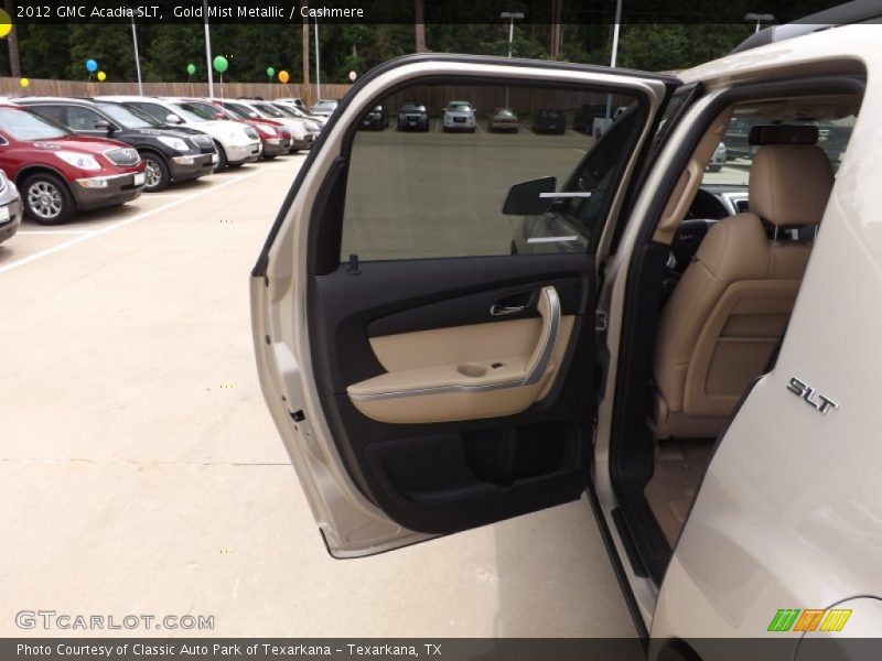 Gold Mist Metallic / Cashmere 2012 GMC Acadia SLT